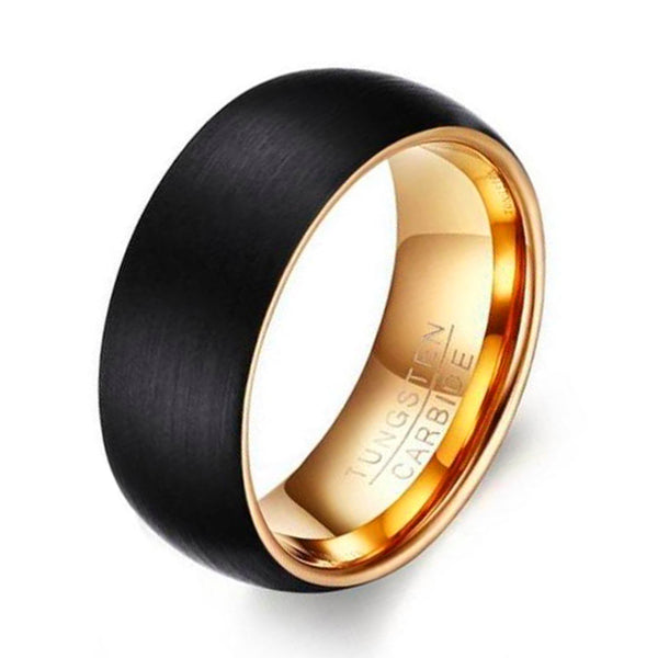 Inner Gold Ring in Black